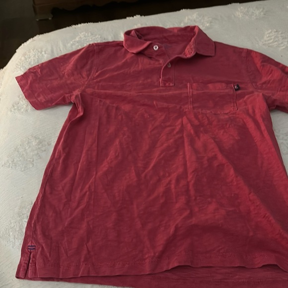 XS mens red polo worn once EUC - Picture 1 of 3